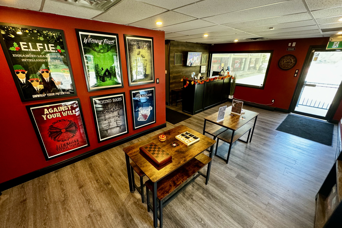 Escape Room Barrie main area