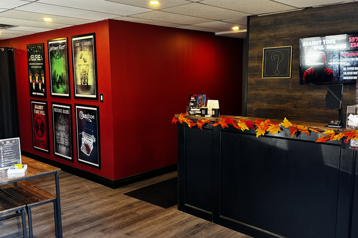 Escape Room Barrie welcome area