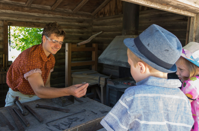 Discovery Harbour re-enactor